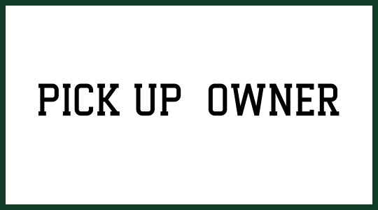 PICK UP  OWNER
